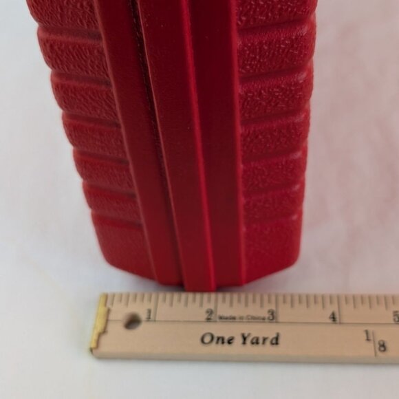 Vintage 1985 Lego Red Storage Container Carrying Bin Case 10x13x4 inch - Picture 9 of 9